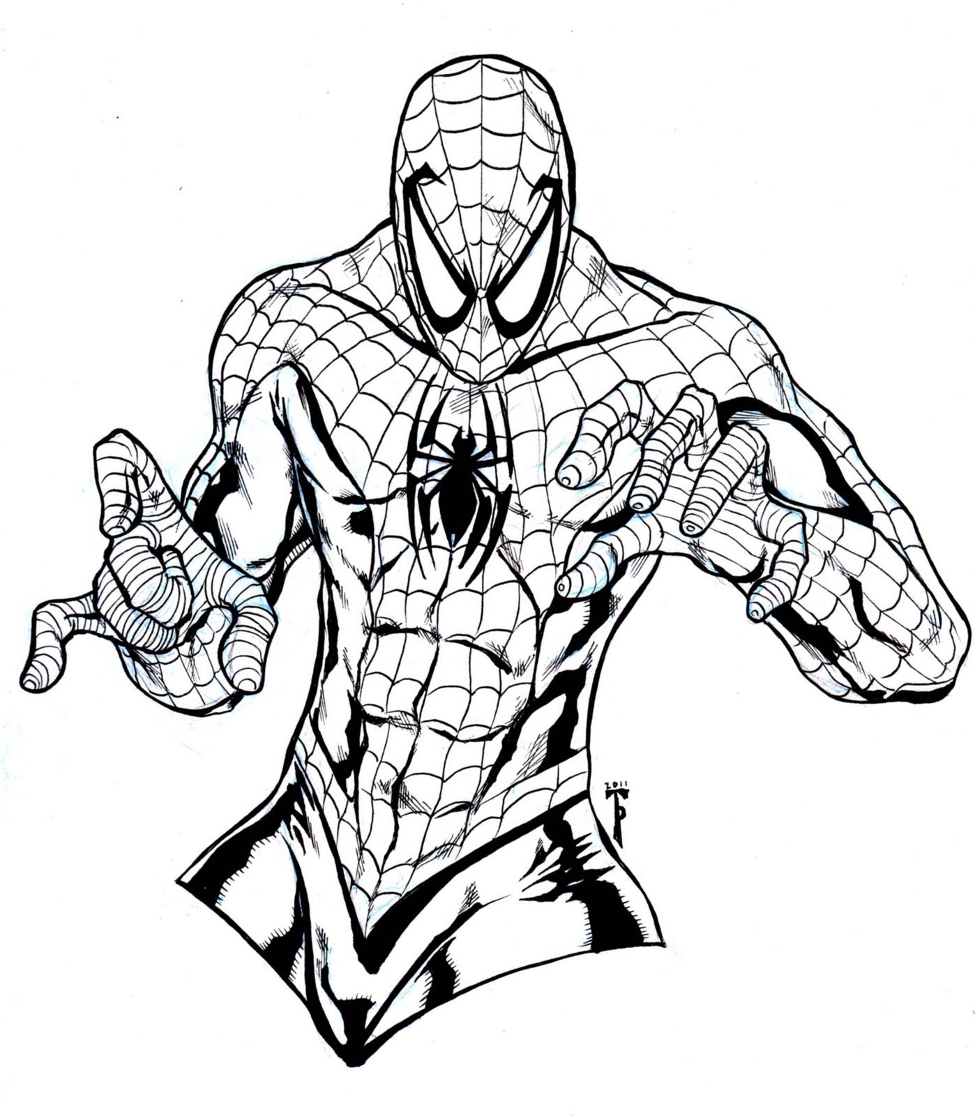 1398x1600 Spectacular Spiderman Coloring Pages.jpg Dessin