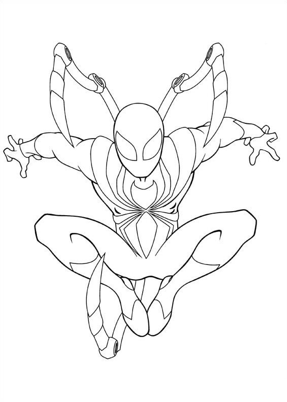 565x792 Kids N 16 Coloring Pages Of Ultimate Spider Man