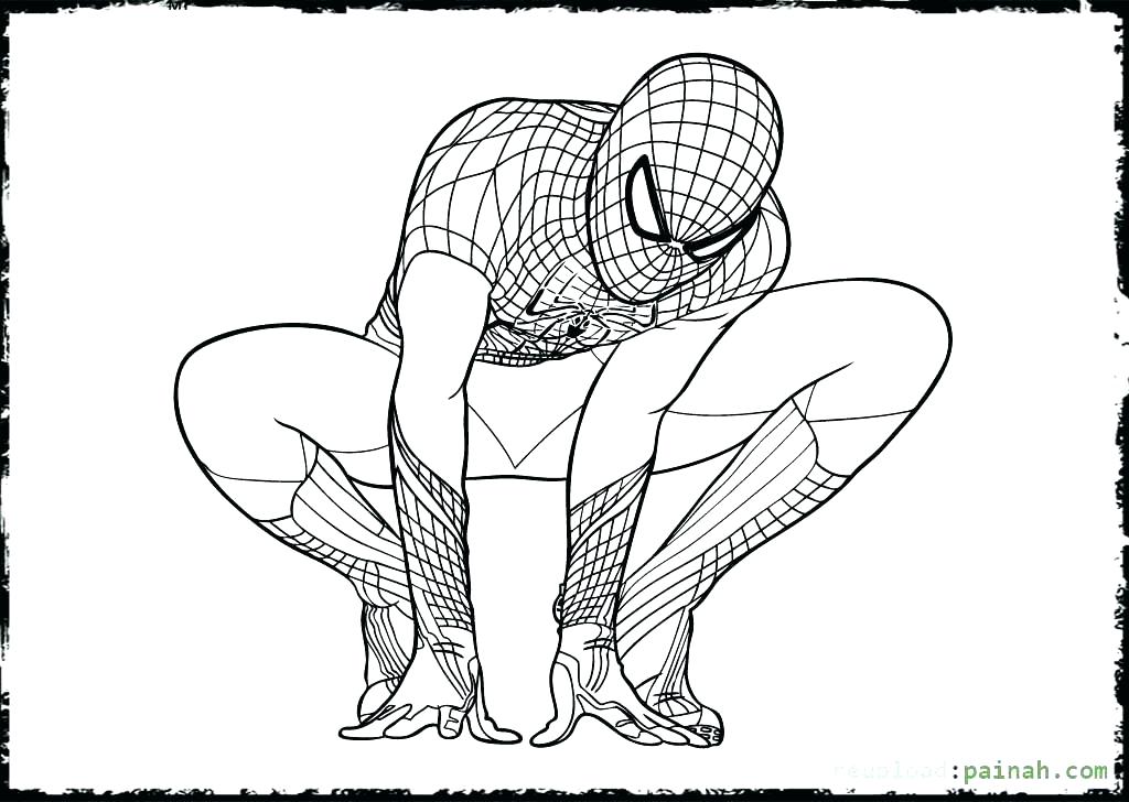 Spiderman Symbol Coloring Pages