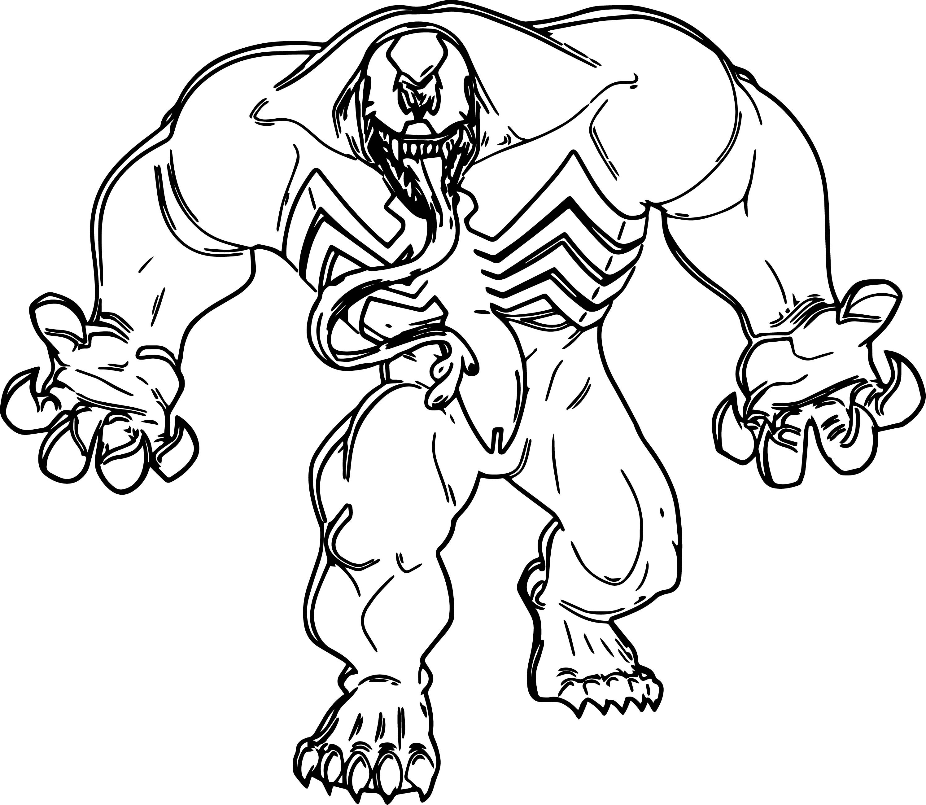 Venom Coloring Pages Free Draw To Color 2990x2599 Venom Coloring Pages Free Draw To Color