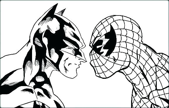 580x370 Spiderman Vs Venom Coloring Pages Spiderman Venom Coloring Pages