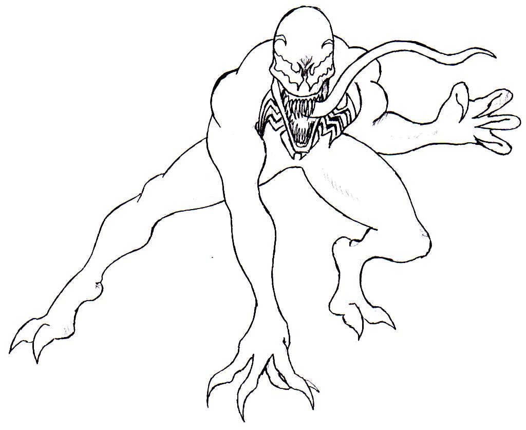 1024x837 Successful Venom Coloring Pages To Print Com Ribsvigyapan