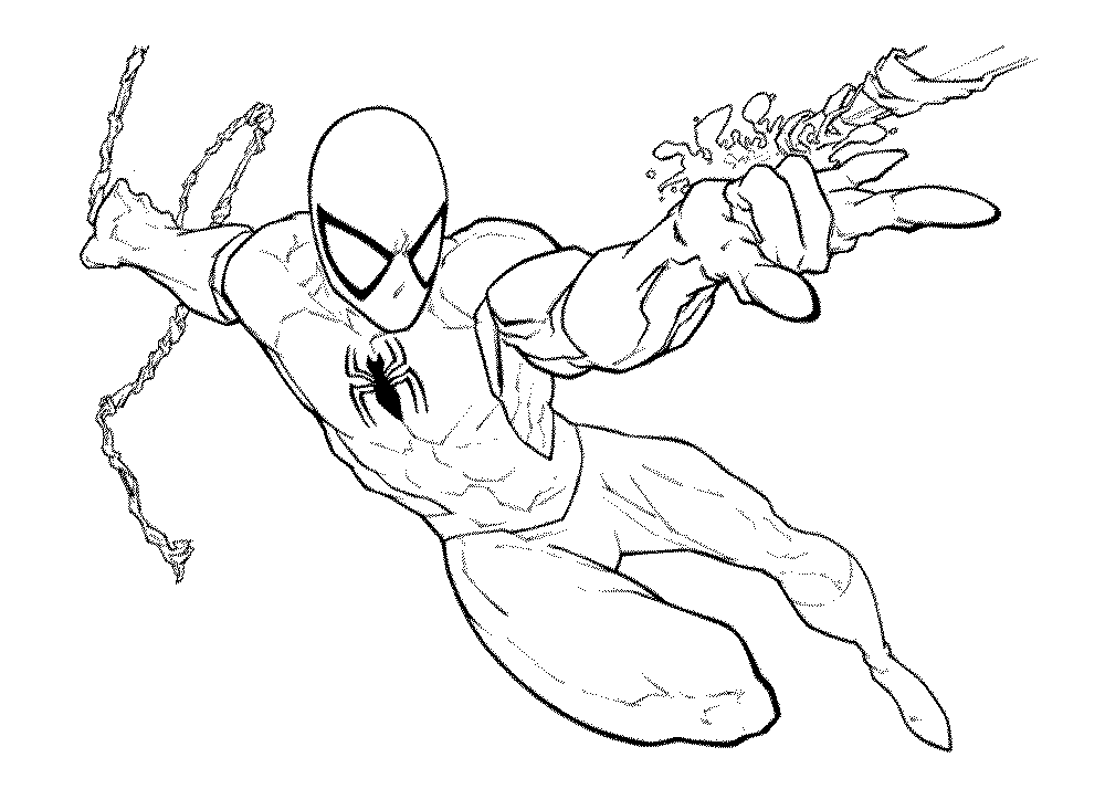 1000x714 Spiderman Vs Venom Coloring Pages