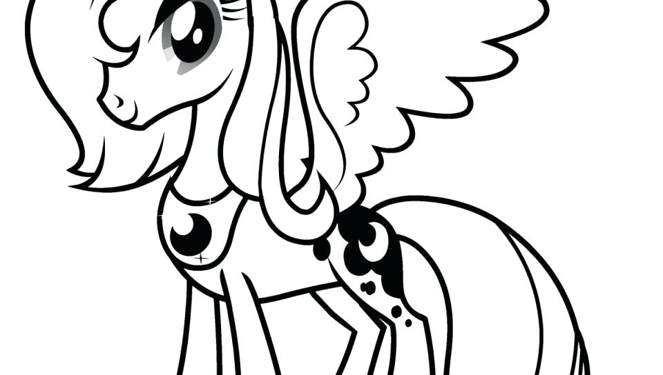 960x544 My Little Pony Coloring Page The Sun Flower Pages My Little Pony