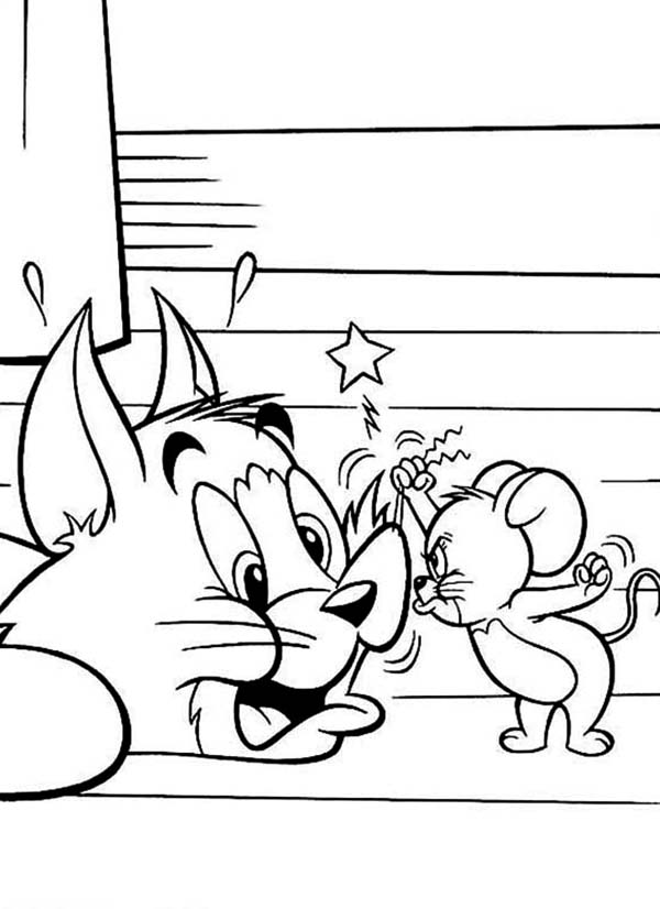 600x826 Tom And Jerry Spike Coloring Pages 297172