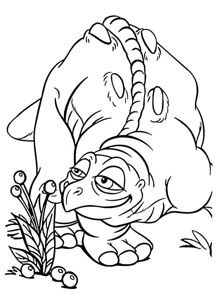 736x1031 Land Before Time Coloring Pages Free Download The Pictures Little