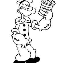 220x220 Popeye The Sailor Coloring Pages