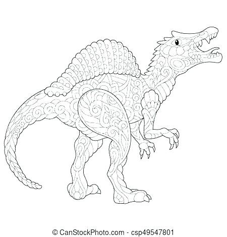Jurassic Park Spinosaurus Coloring Pages Coloring Pages Realistic 450x470 Jurassic Park Spinosaurus Coloring Pages Coloring Pages Realistic