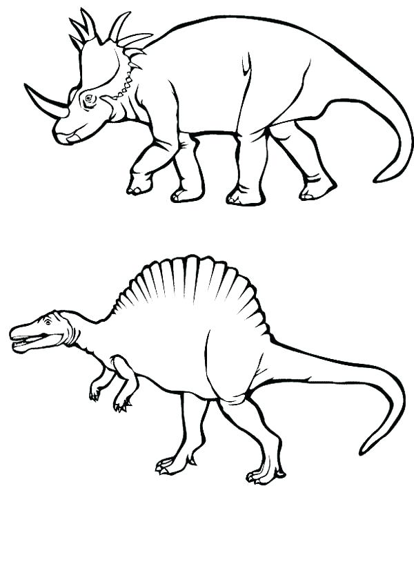 600x814 Spinosaurus Pictures To Color Pictures To Print On Coloring Page
