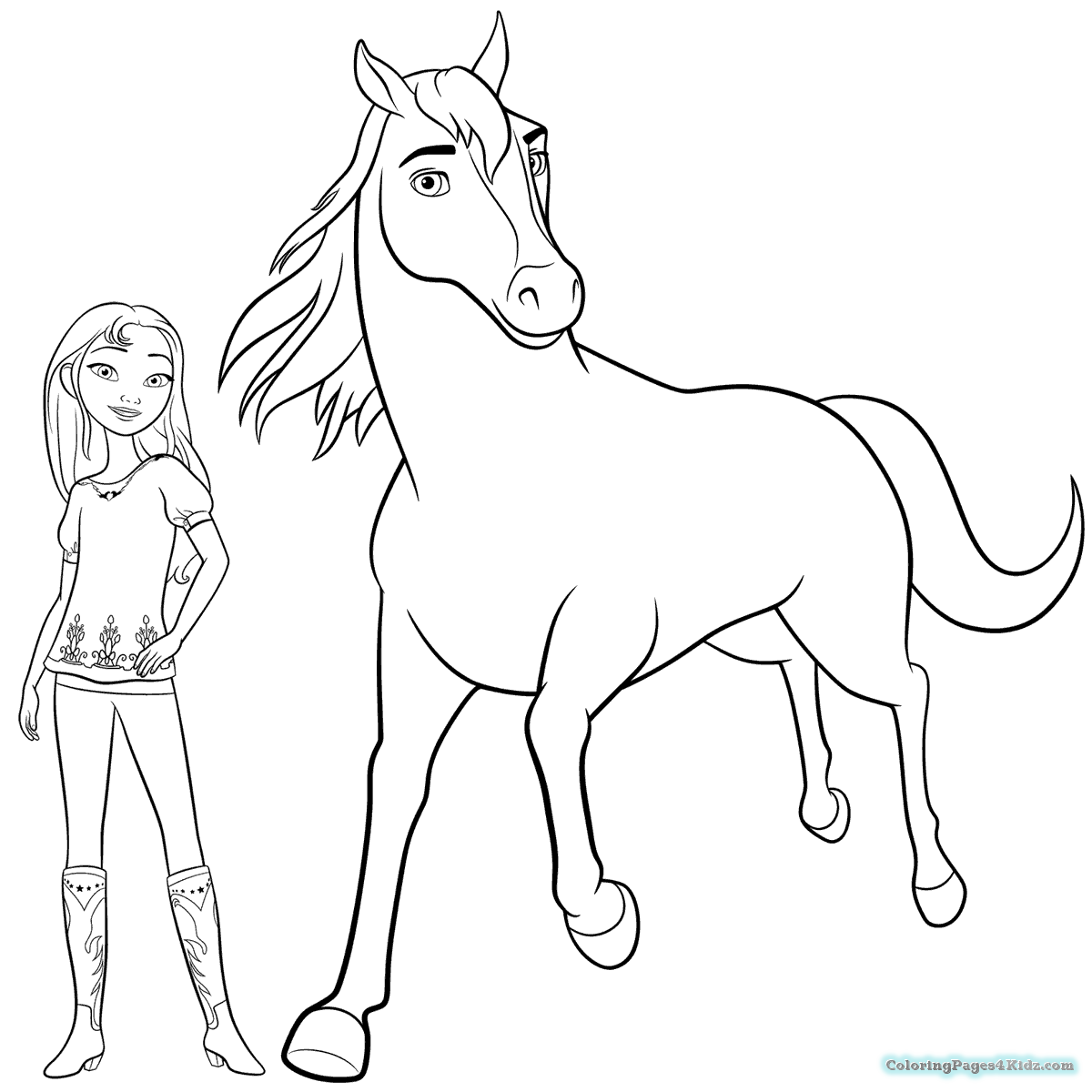 Spirit Riding Free Coloring Pages For Kids Best 1200x1200 Spirit Riding Free Coloring Pages For Kids Best