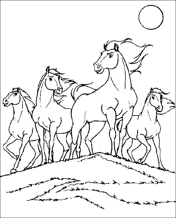 Coloring Pages Spirit The Wild Horse 602x747 Coloring Pages Spirit The Wild Horse