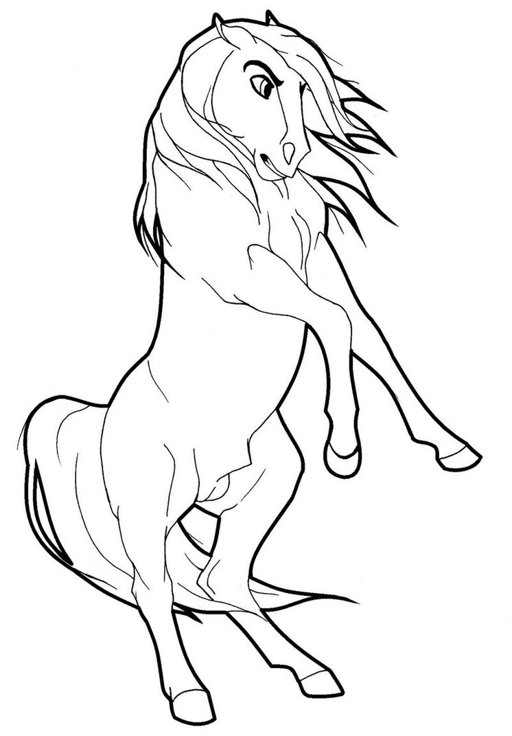 Spirit Horse Coloring Pages at GetColorings.com | Free printable ...