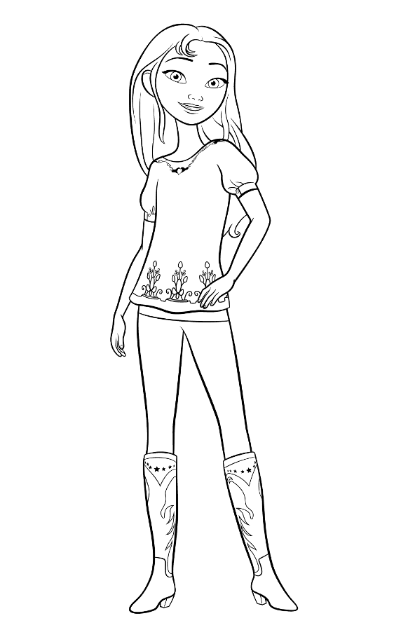 582x909 Kids N 16 Coloring Pages Of Spirit Riding Free