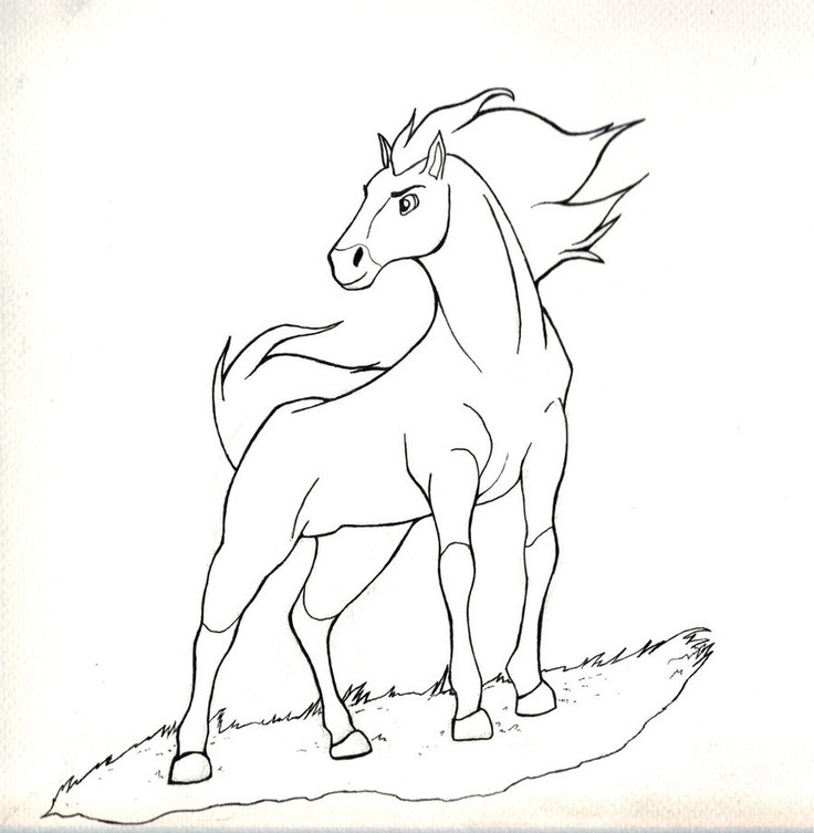 Spirit Stallion Of The Cimarron Coloring Pages