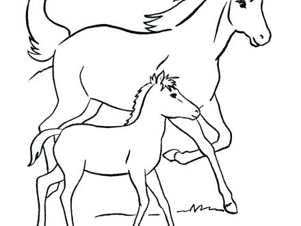 440x330 Spirit Horse Coloring Pages Horses Coloring Page Horse Jumping