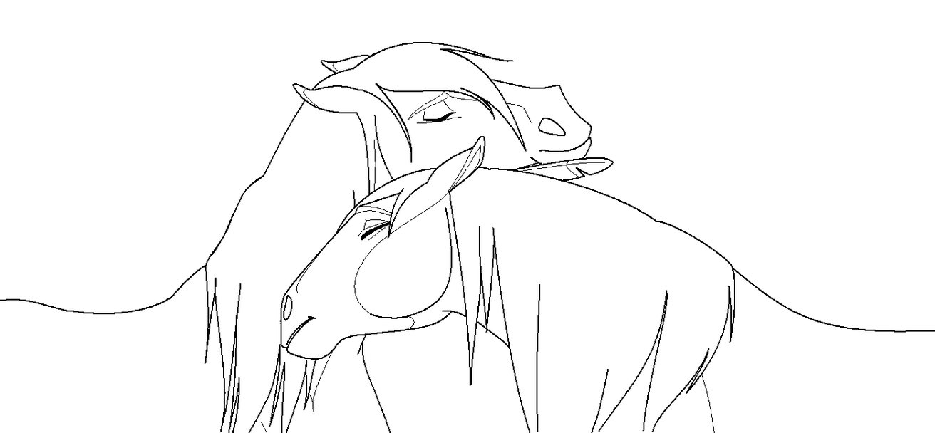 1312x608 Spirit Lineart Goodbye By Yuzik D45meud.png Epic