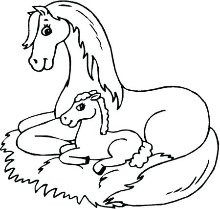 450x426 Horse Color Pages Galloping Horse Horses Coloring Page Mare