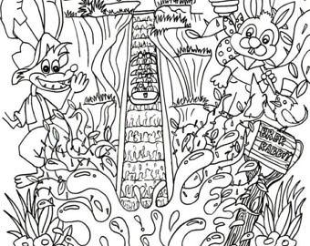 Disney Splash Mountain Coloring Pages 340x270 Disney Splash Mountain Coloring Pages