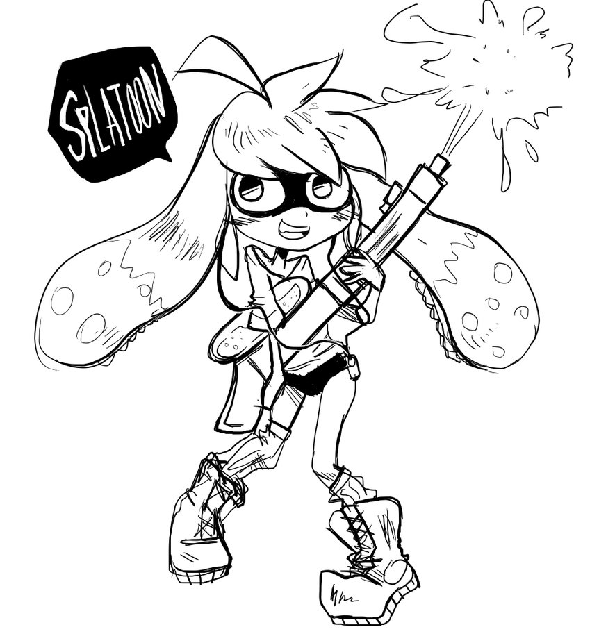 Splatoon 2 Coloring Pages at GetColorings.com | Free printable ...