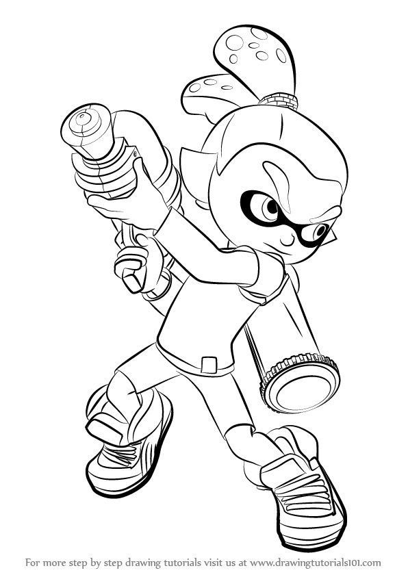 Splatoon 2 Coloring Pages at GetColorings.com | Free printable ...