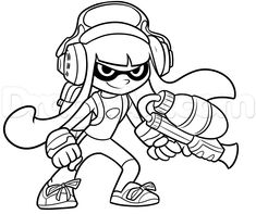 235x197 Splatoon Coloring Pages Pretty Inspiration