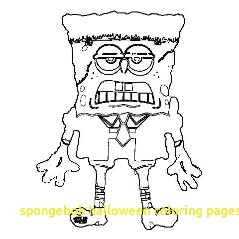 Spongebob Halloween Coloring Pages 480x480 Spongebob Halloween Coloring Pages