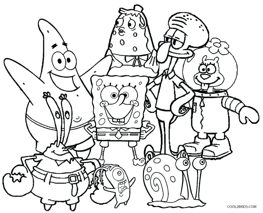 Spongebob Printable Coloring Pages Coloring Pages For Printable 850x688 Spongebob Printable Coloring Pages Coloring Pages For Printable