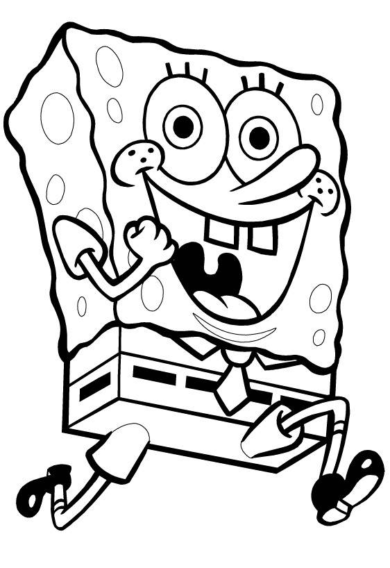 Halloween Coloring Pages Spongebob 562x818 Halloween Coloring Pages Spongebob