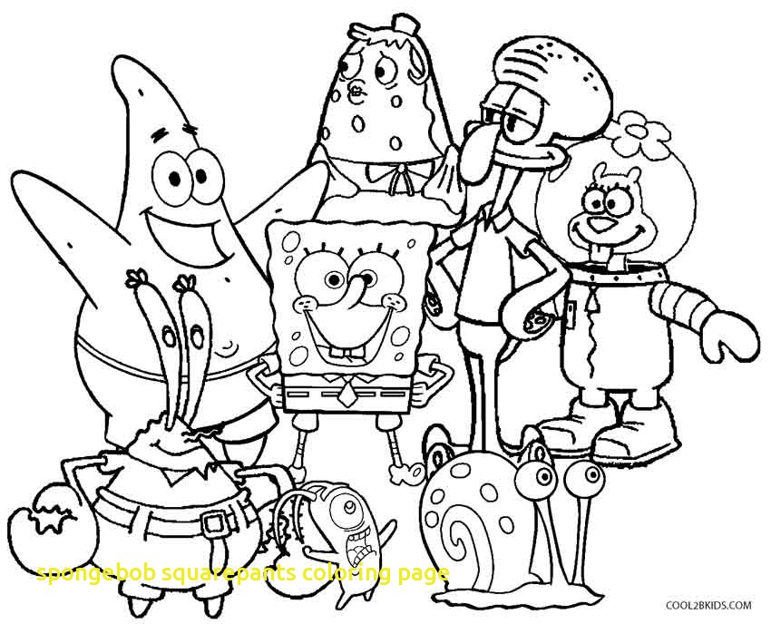 850x688 Spongebob Squarepants Coloring Page With 21 Spongebob And Gary