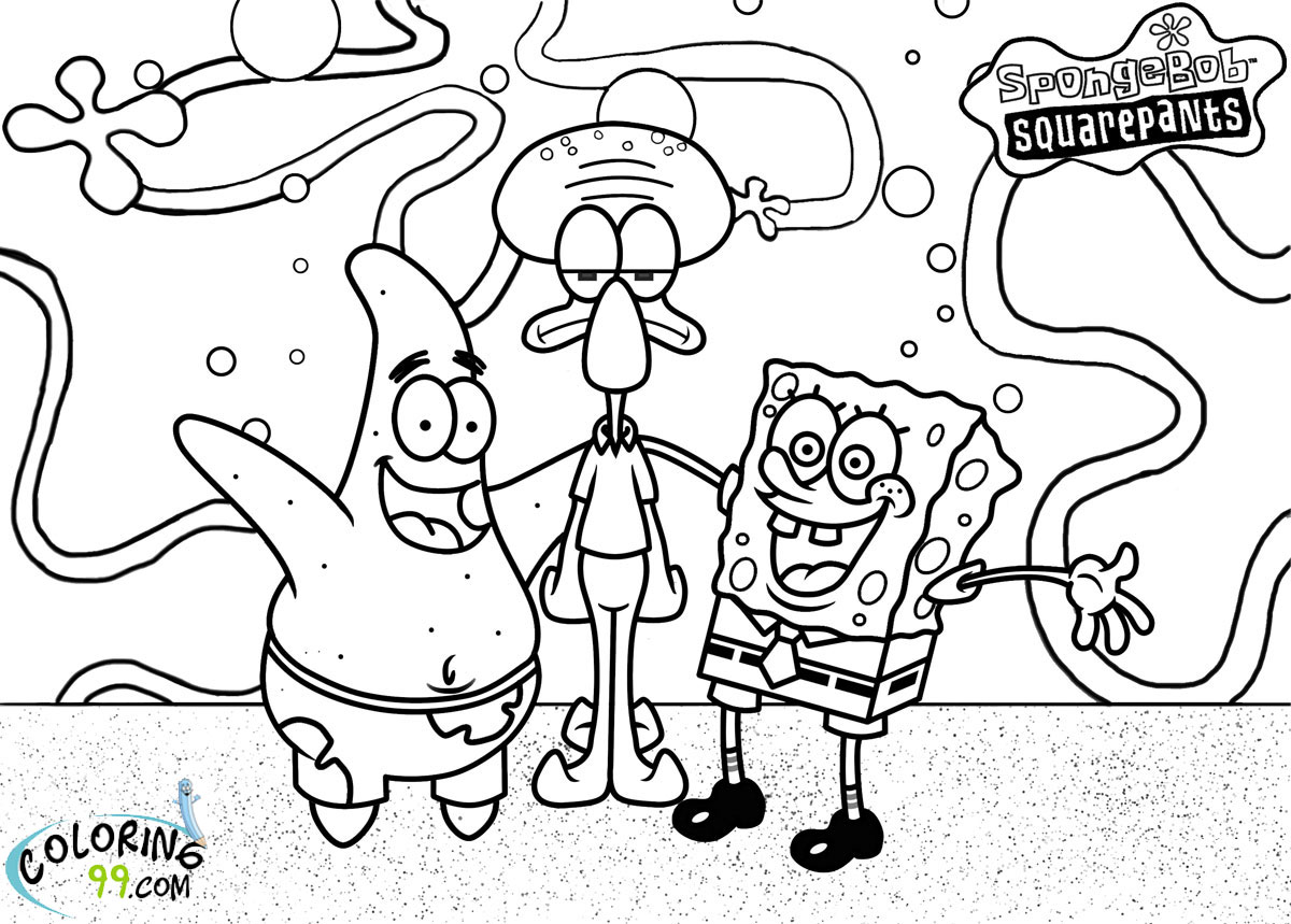 1200x859 Odd Sponge Bob Coloring Sheets Spongebob And Patrick Best Friends