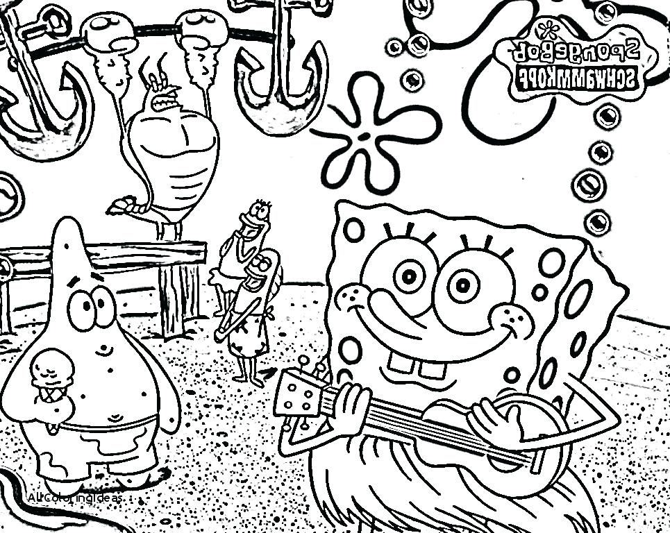 965x768 Spongebob And Patrick On Christmas Day Coloring Page Zahlkarte.site