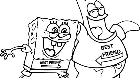 570x320 Spongebob And Patrick Drawing Spongebob And Patrick Coloring Pages