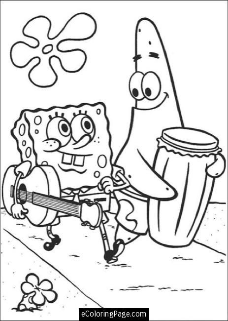 463x650 Spongebob Patrick Walking Printable Coloring Page Coloring Pages