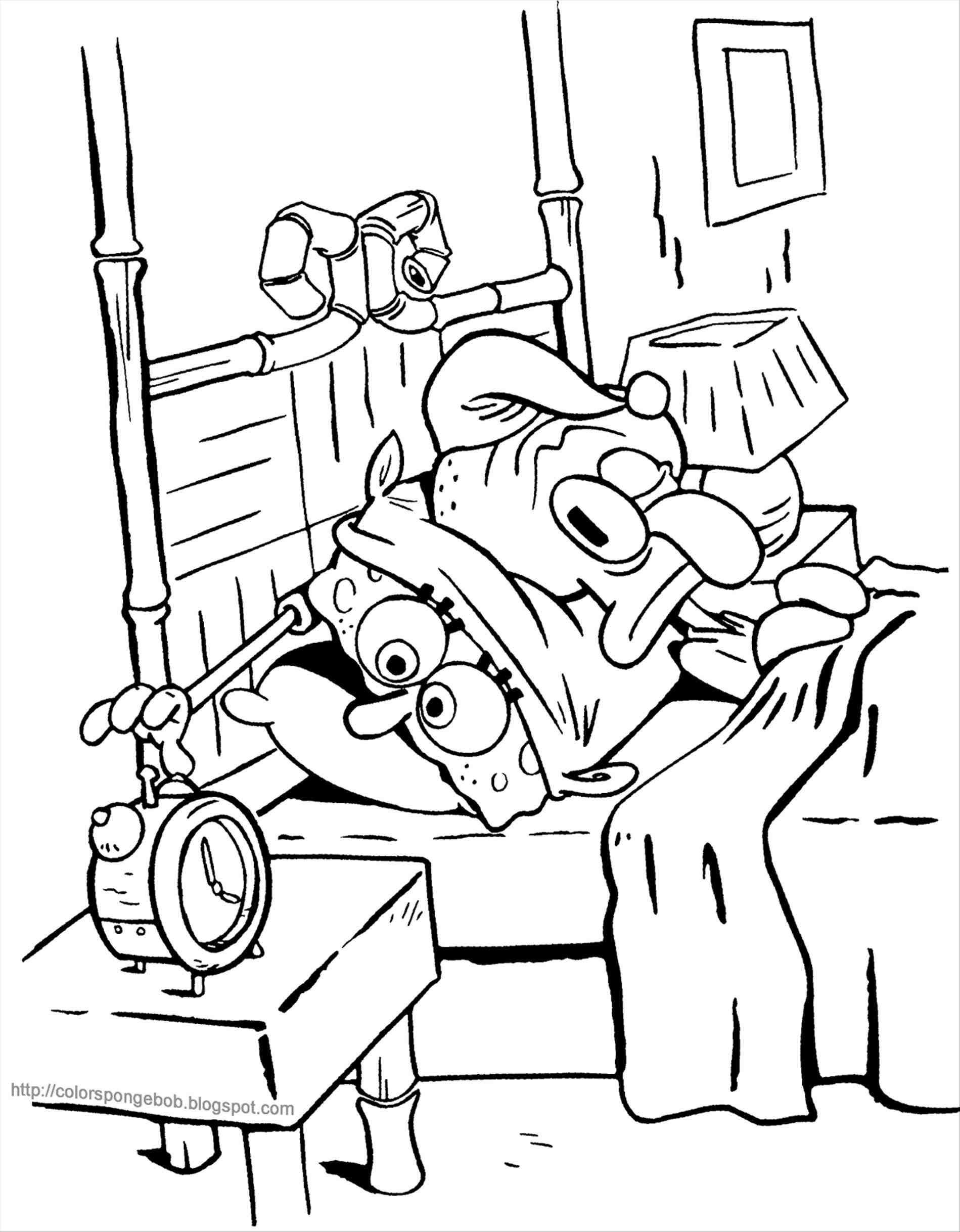 1899x2437 Spongebob And Squidward Coloring Pages For Kids Luxury New Post