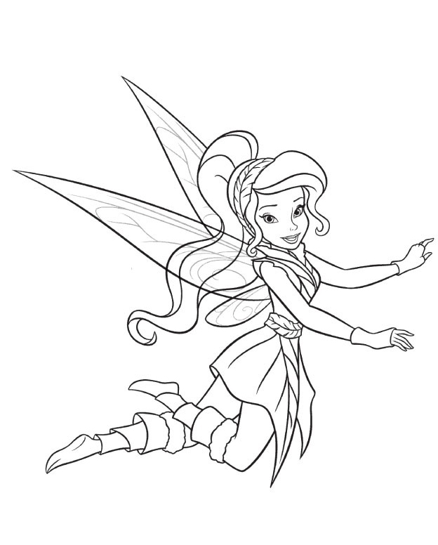 Fawn Fairy Coloring Pages 624x776 Fawn Fairy Coloring Pages