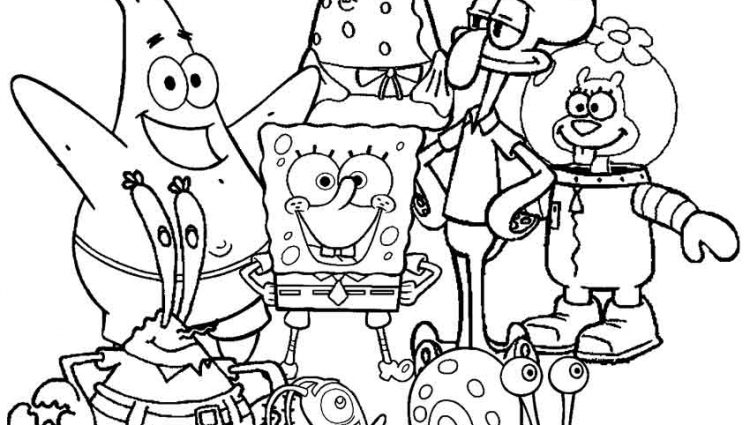 Spongebob Coloring Pages Free Fascinating Spongebob Printable 750x425 Spongebob Coloring Pages Free Fascinating Spongebob Printable