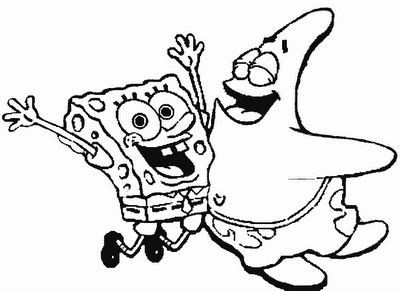 Spongebob Coloring Page 7 400x291 Spongebob Coloring Page 7