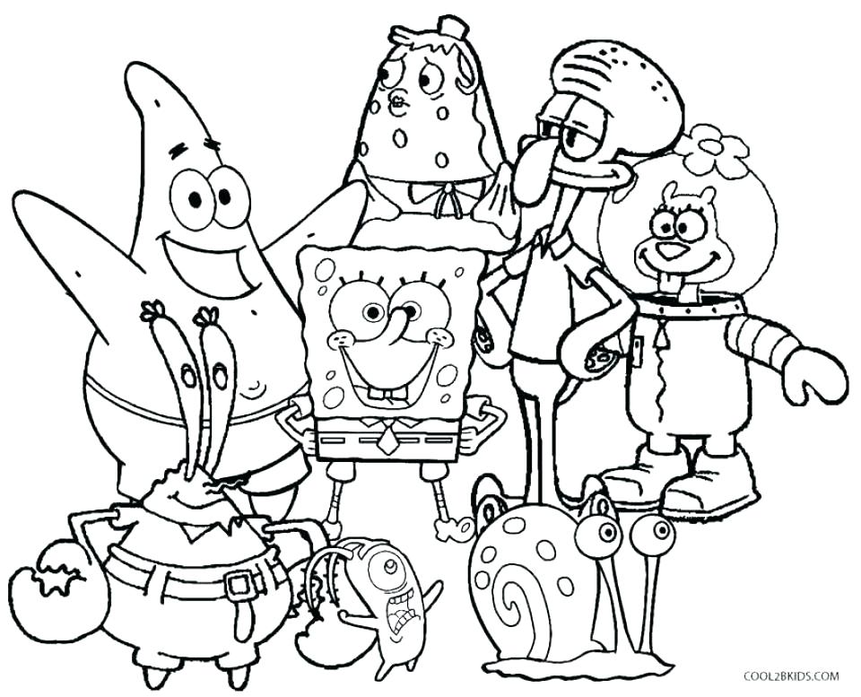 Coloring Pages Spongebob Christmas 960x777 Coloring Pages Spongebob Christmas