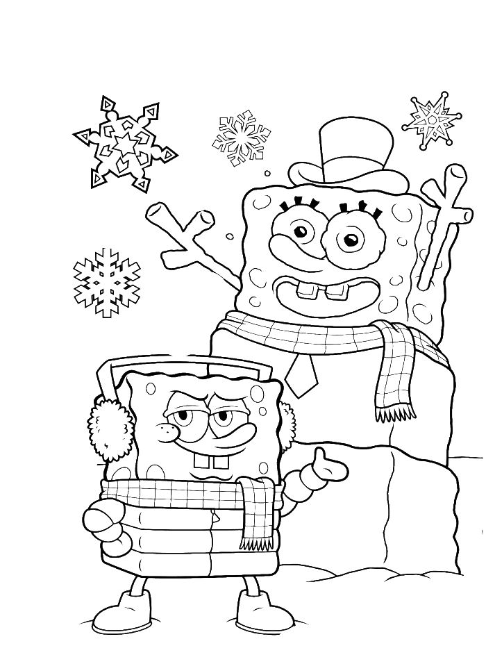 Free Spongebob Christmas Coloring Pages Drawn Christmas Spongebob 700x956 Free Spongebob Christmas Coloring Pages Drawn Christmas Spongebob