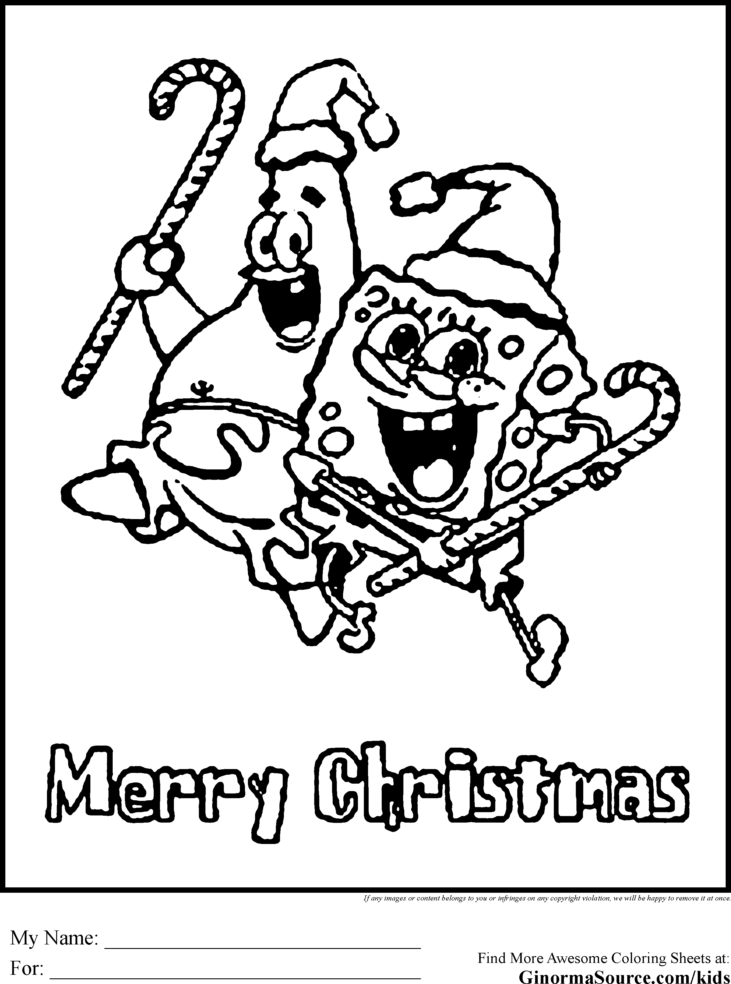 Spongebob Christmas Printable Coloring Pages 08 For Free 2459x3310 Spongebob Christmas Printable Coloring Pages 08 For Free