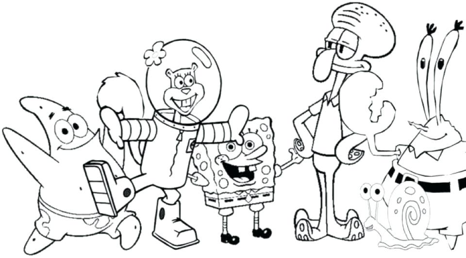 Spongebob Coloring Pages Wanted Coloring Pages Characters Home 960x533 Spongebob Coloring Pages Wanted Coloring Pages Characters Home