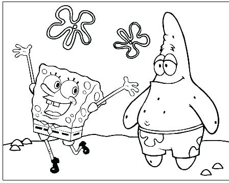 Spongebob Colouring Pages Free Printable Color Sheet Free 448x358 Spongebob Colouring Pages Free Printable Color Sheet Free