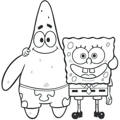 400x400 Spongebob And Patrick Coloring Pages To Print Free Printable