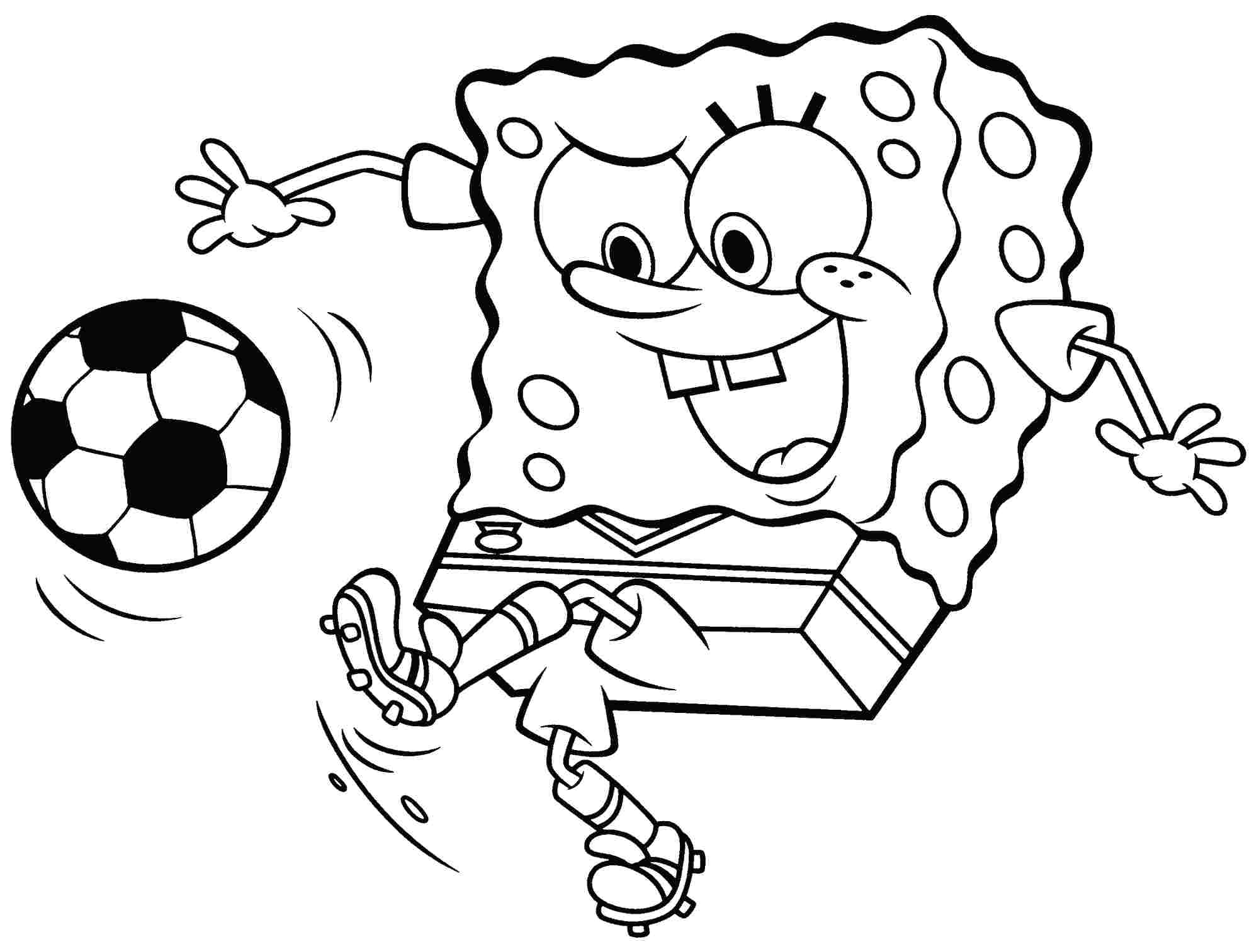 2000x1513 Free Spongebob Coloring Pages Online Games Exciting Out Of Water
