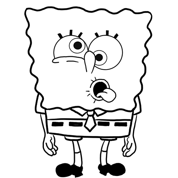 600x600 Spongebob Squarepants Coloring Pages Games Sponge Bob Coloring