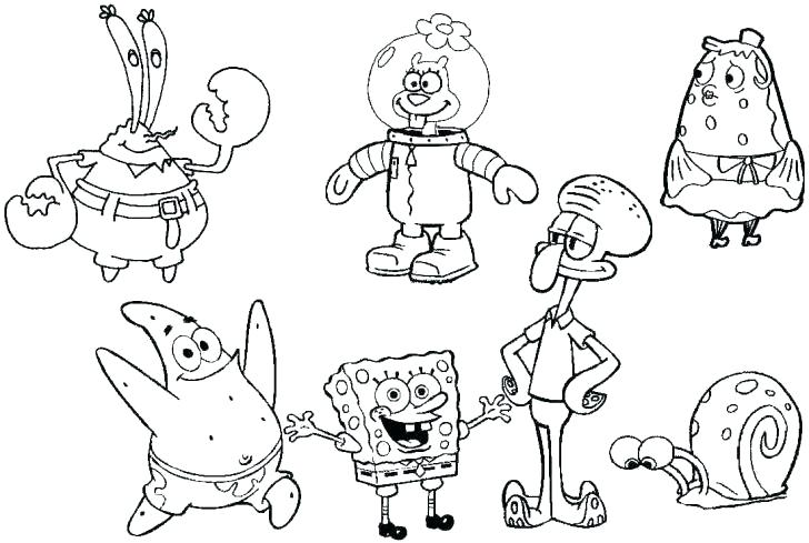 Spongebob Coloring Pages Pdf at GetColorings.com | Free printable ...