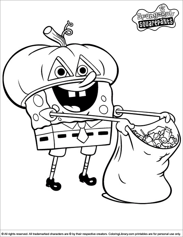 612x792 Spongebob Coloring Page My Personal Adult Ish Coloring Book