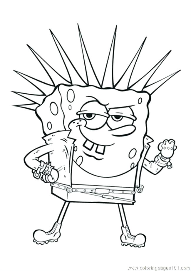 650x920 Spongebob Halloween Coloring Pages Coloring Pages Spongebob