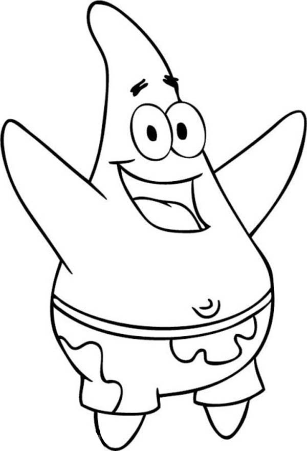 600x881 Patrick Star Coloring Pages Patrick Star Coloring Pages Kids