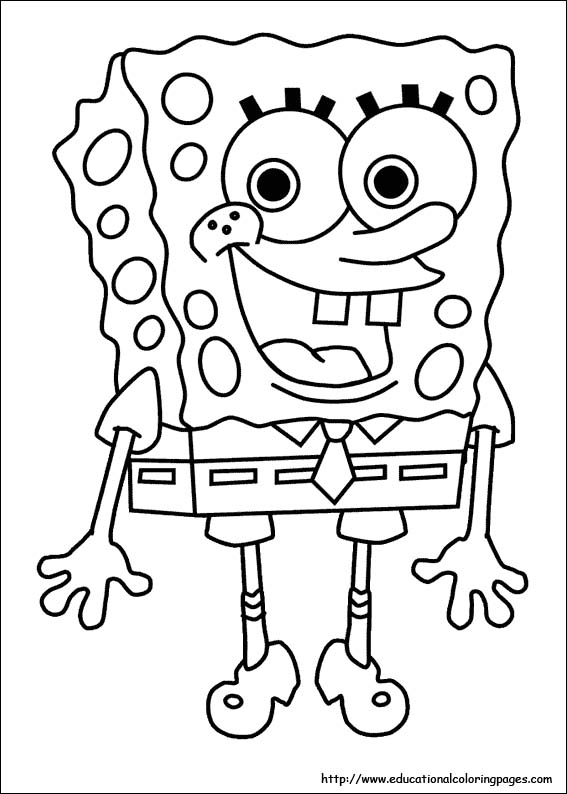 Spongebob Coloring Pages Free For Kids 567x794 Spongebob Coloring Pages Free For Kids